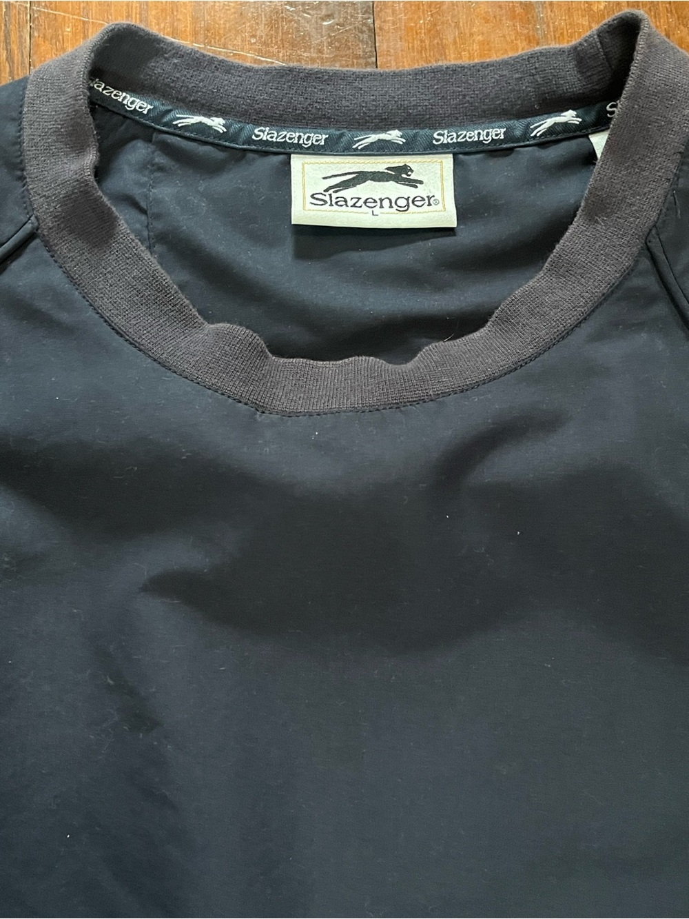 Slazenger Men's Black Windbreaker Pullover